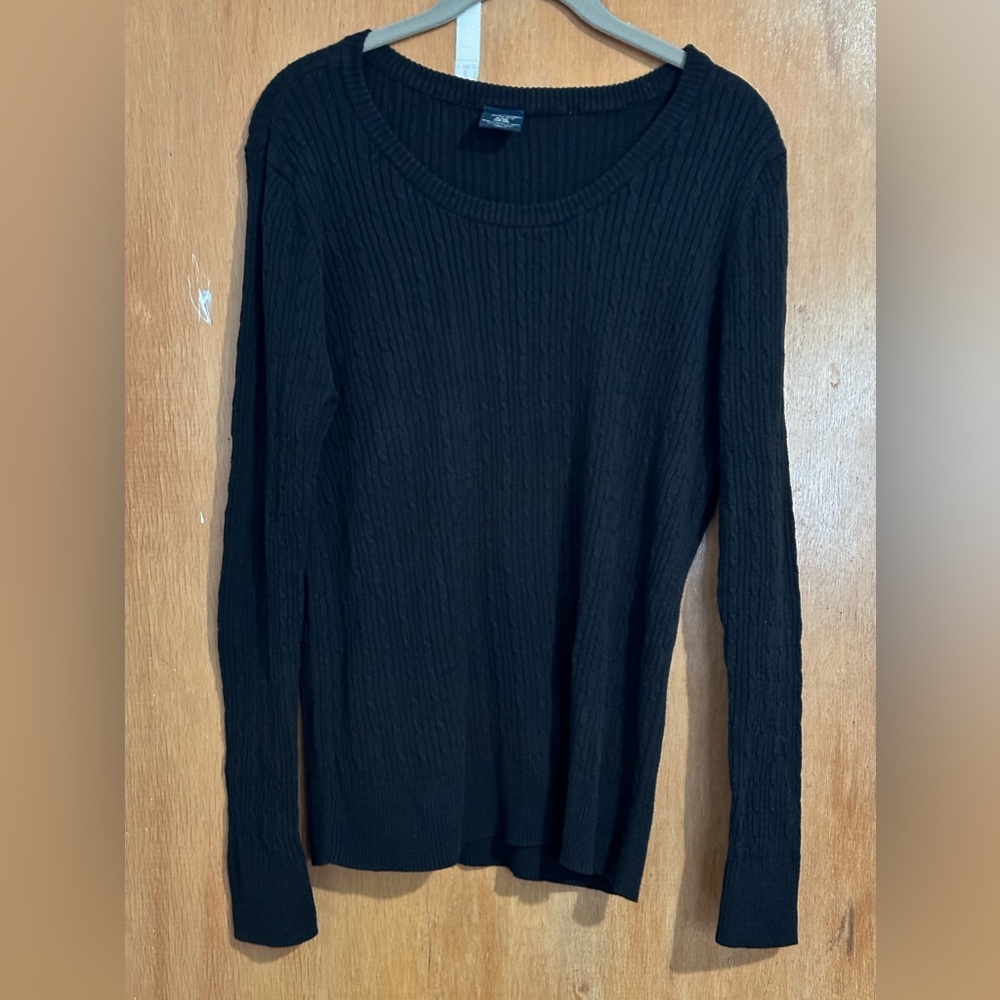 Faded Glory Women’s Black Sweater Size XL